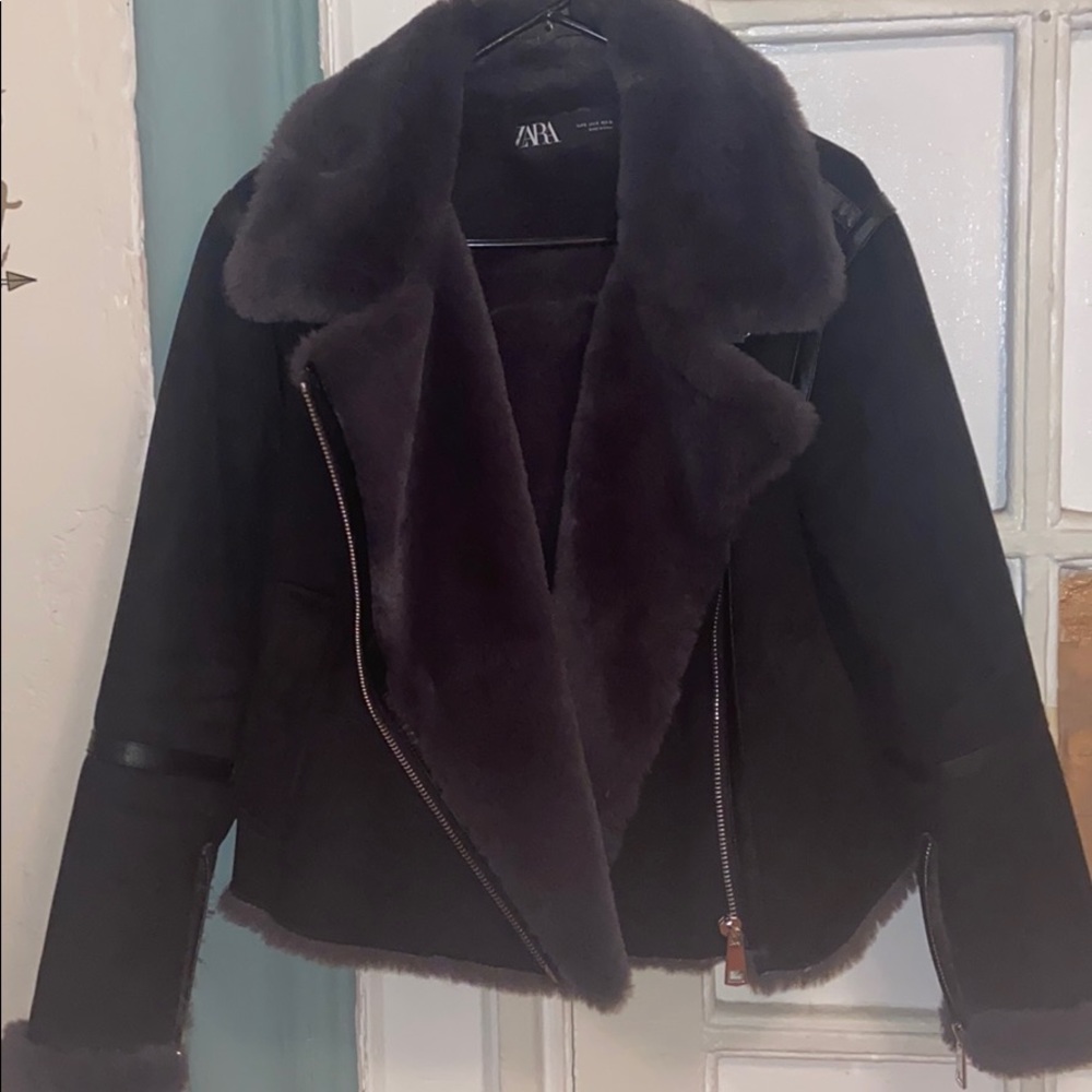 Zara shearling